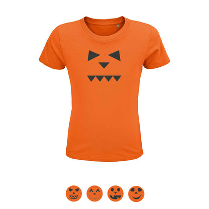 Pumpkin face Kids Top