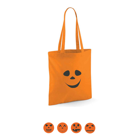 Pumpkin face Tote Bag