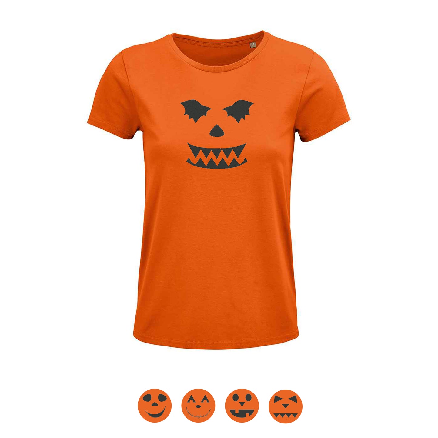 Pumpkin face Womens top