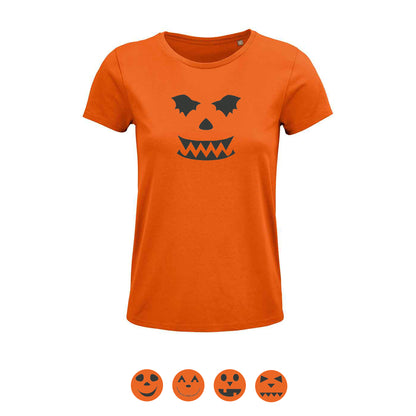 Pumpkin face Womens top