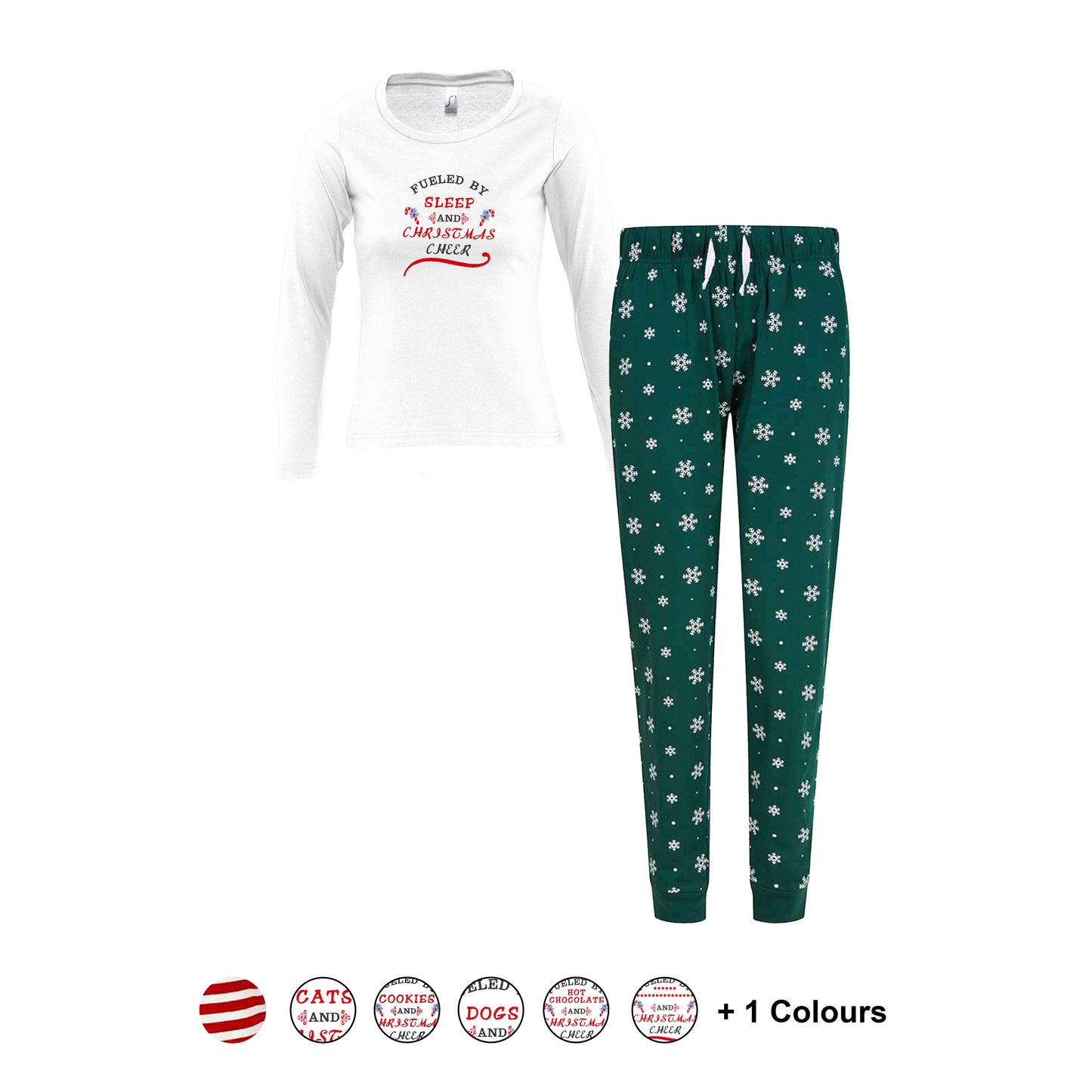 Fueled by Christmas Womens Pyjamas