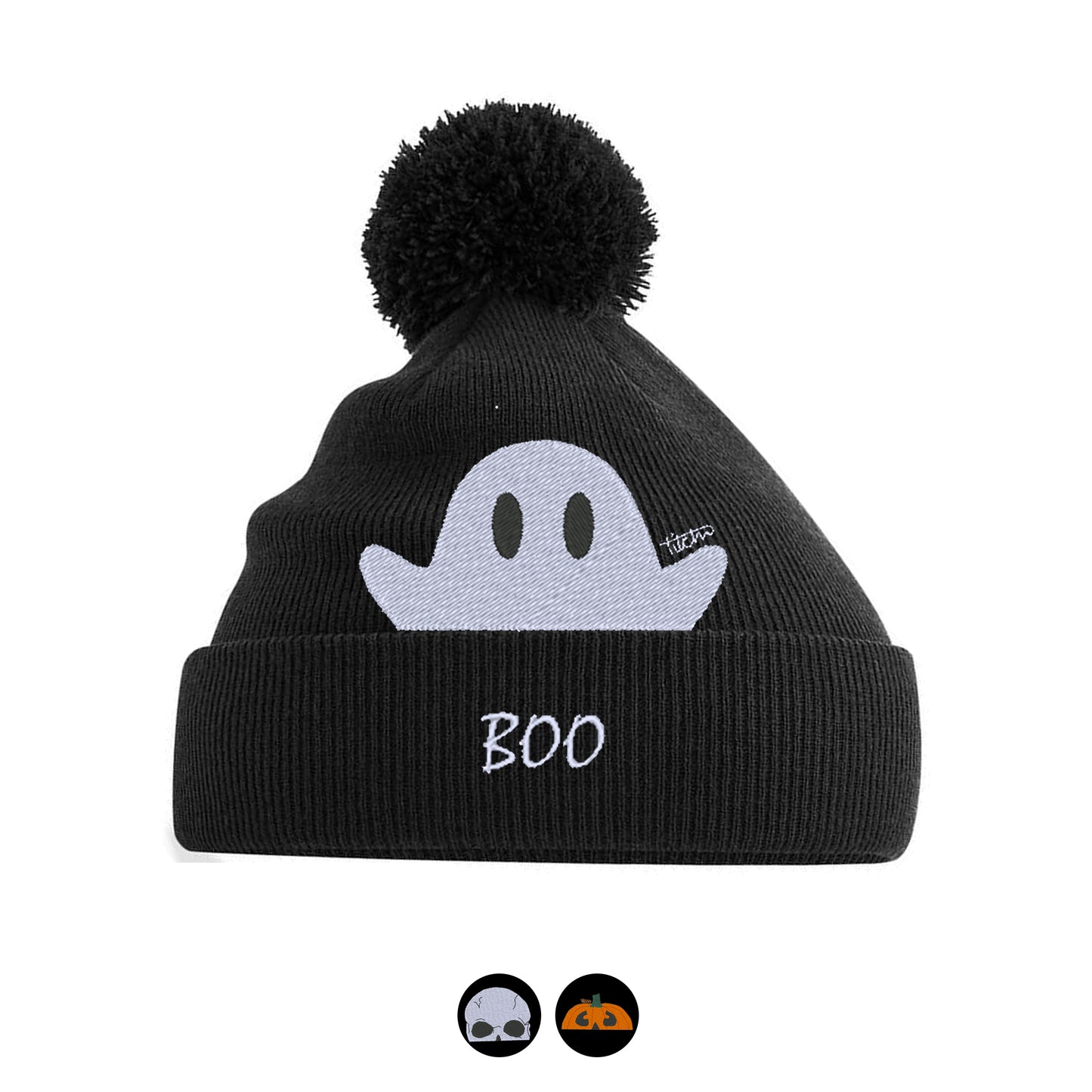 Peek-a-boo Monsters Kids Pom Pom Beanie