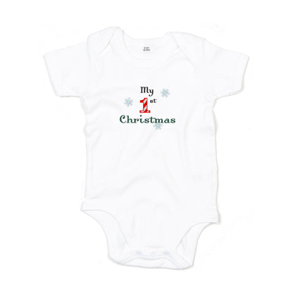 My 1st Christmas Baby Bodysuit