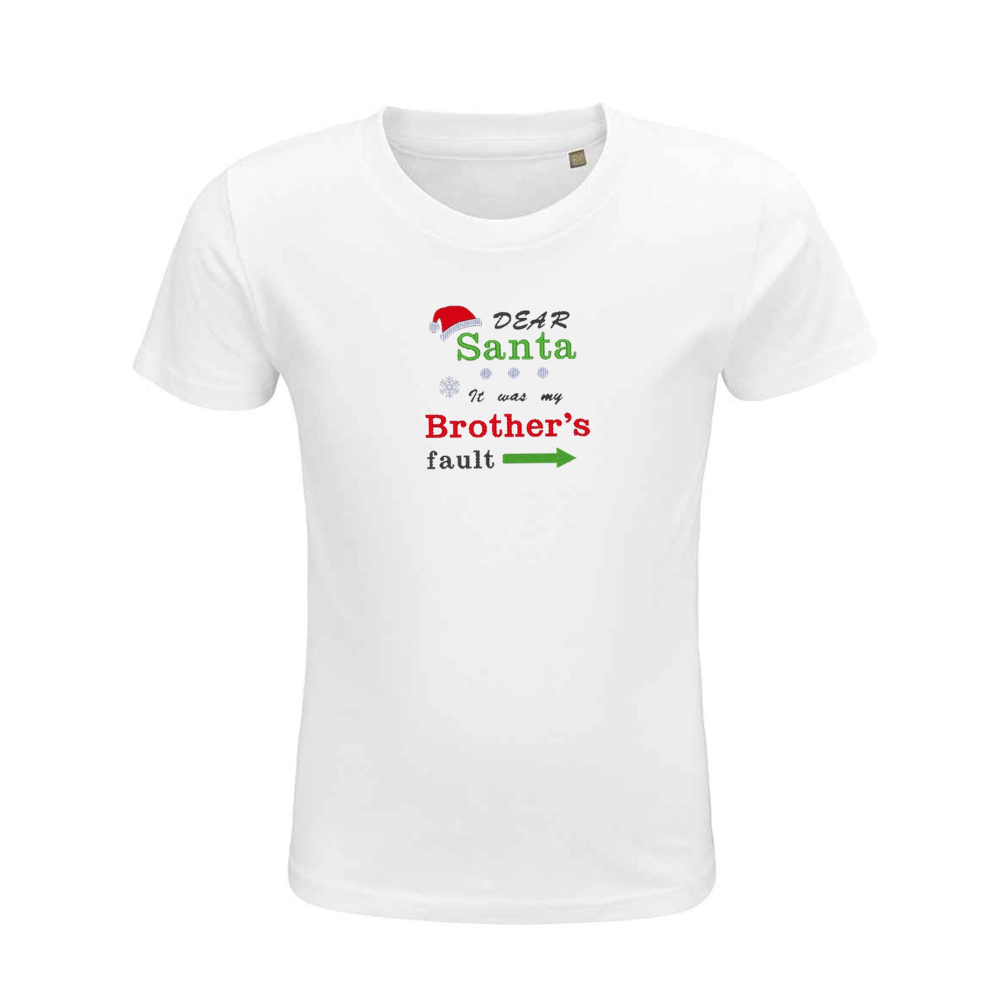 'Dear Santa it was my Brother's/Sister's fault' Kids Top