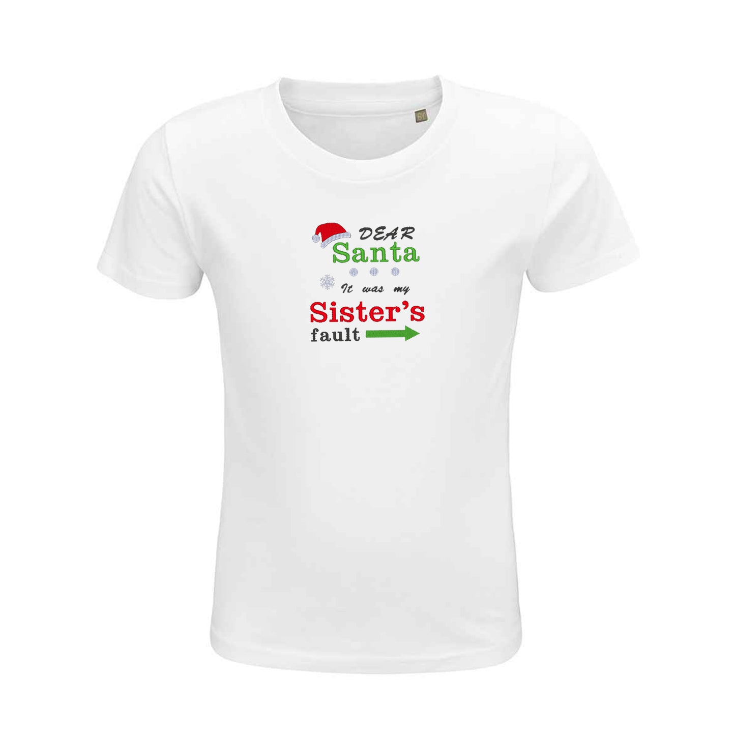 'Dear Santa it was my Brother's/Sister's fault' Kids Top