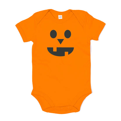 Pumpkin face Baby Bodysuit