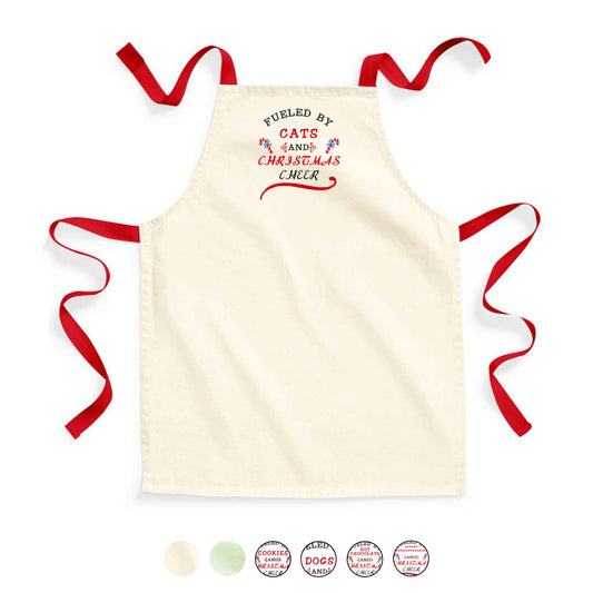 Fueled by Christmas Kids Apron