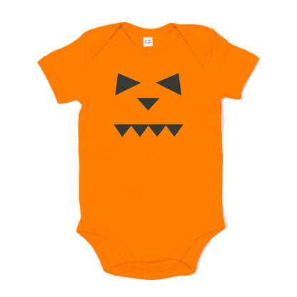 Pumpkin face Baby Bodysuit