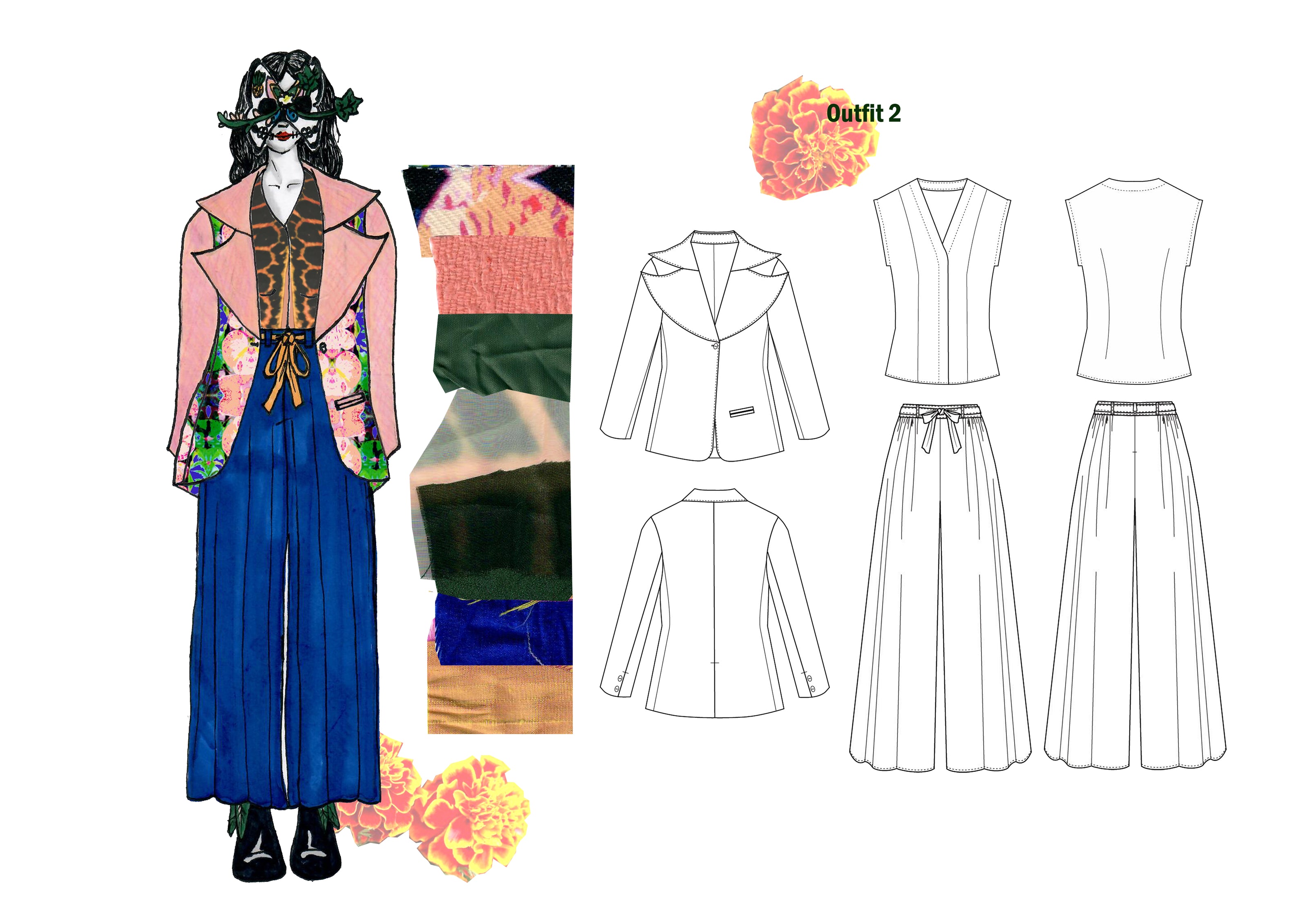 Titch designs collection outfit 2 illustration