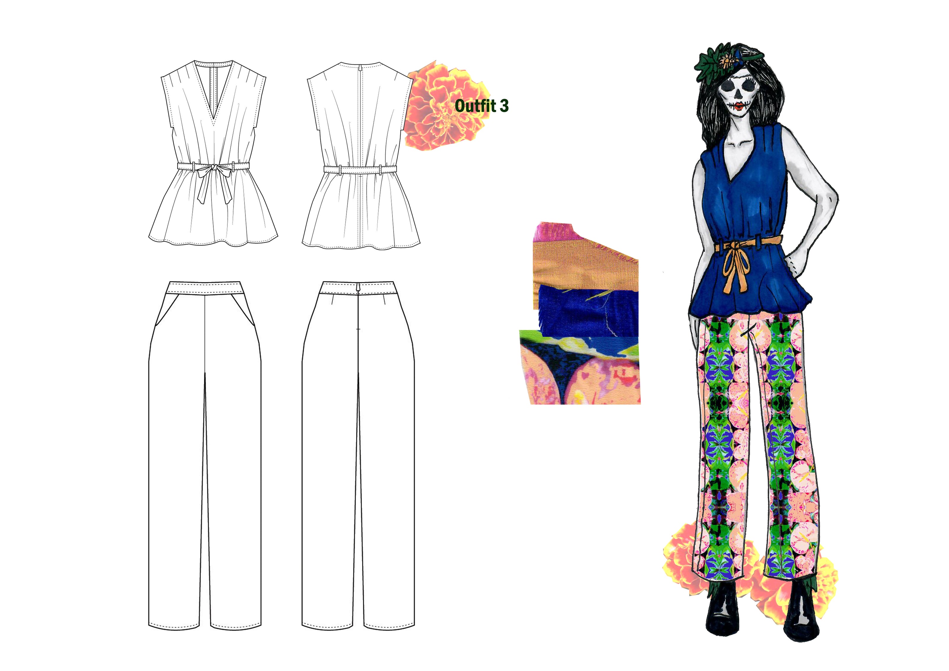 Titch designs collection outfit 3 illustration 