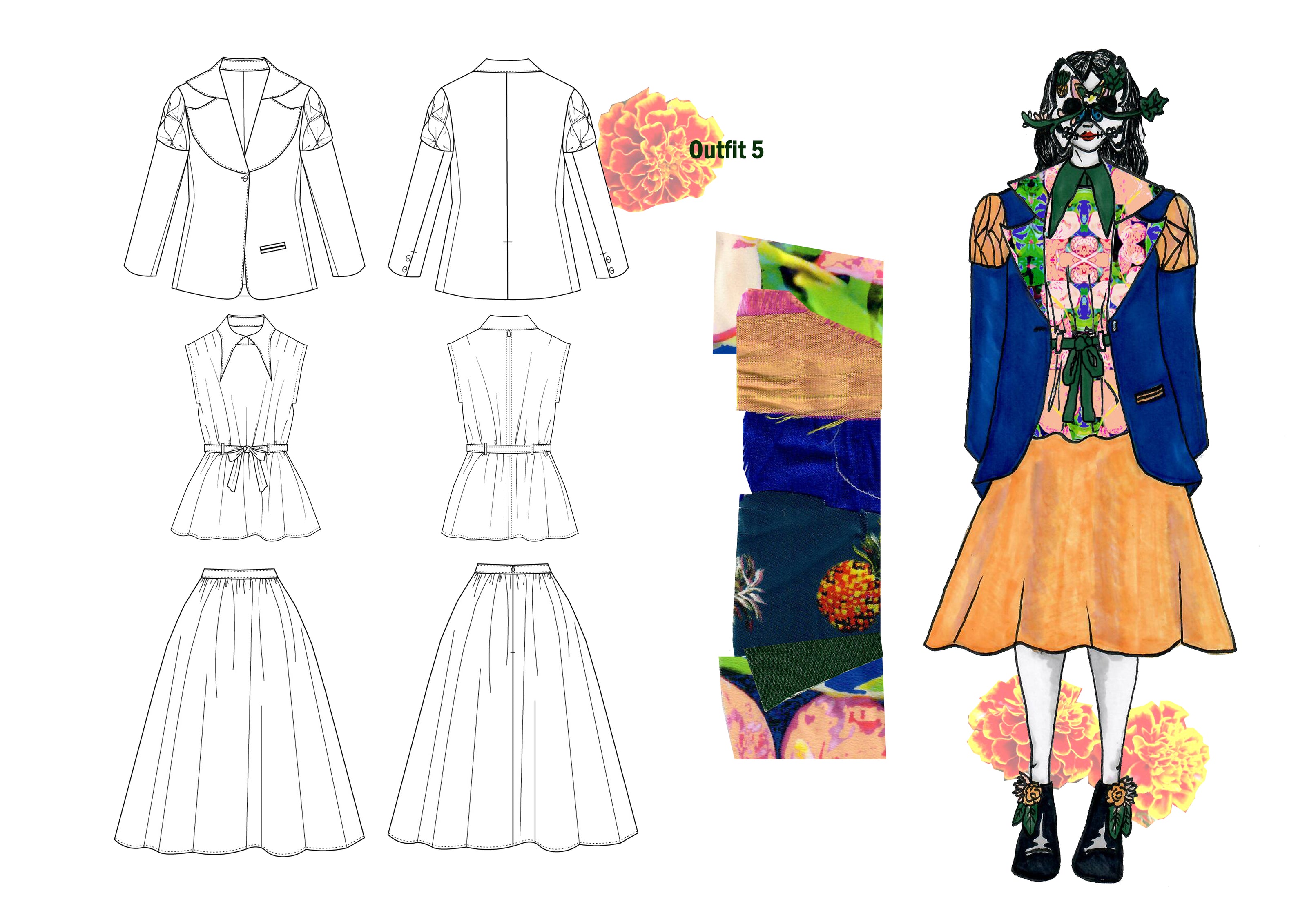 Titch designs collection outfit 5 illustration 