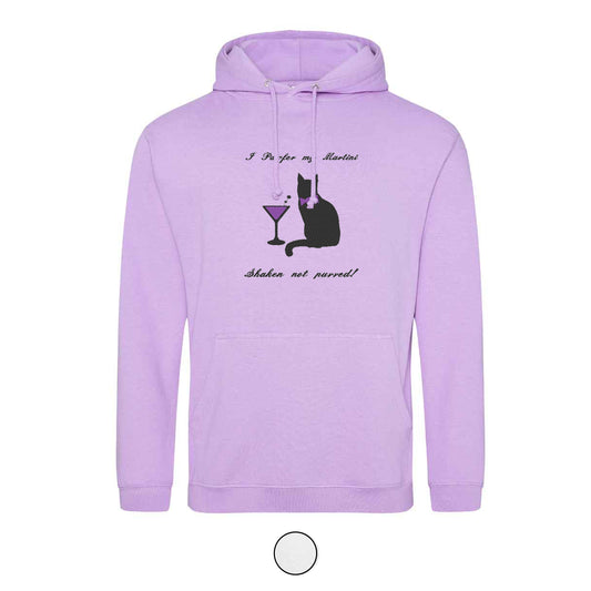 'Martini shaken not Purred!' Hoodie