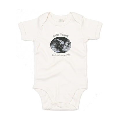 Pregnancy Announcement Baby Bodysuit