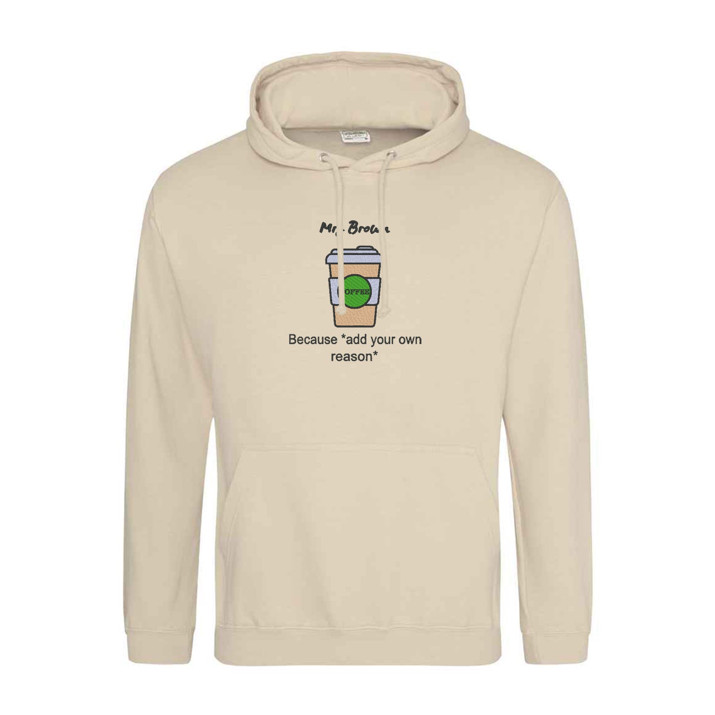 'Coffee because adulting is hard!' Hoodie