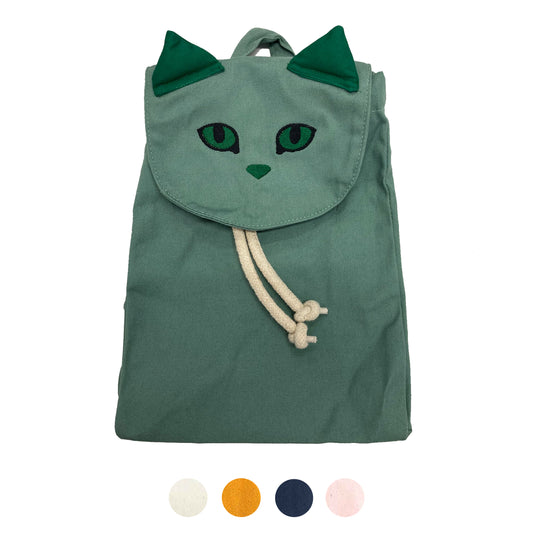 Cat Organic Cotton Rucksack