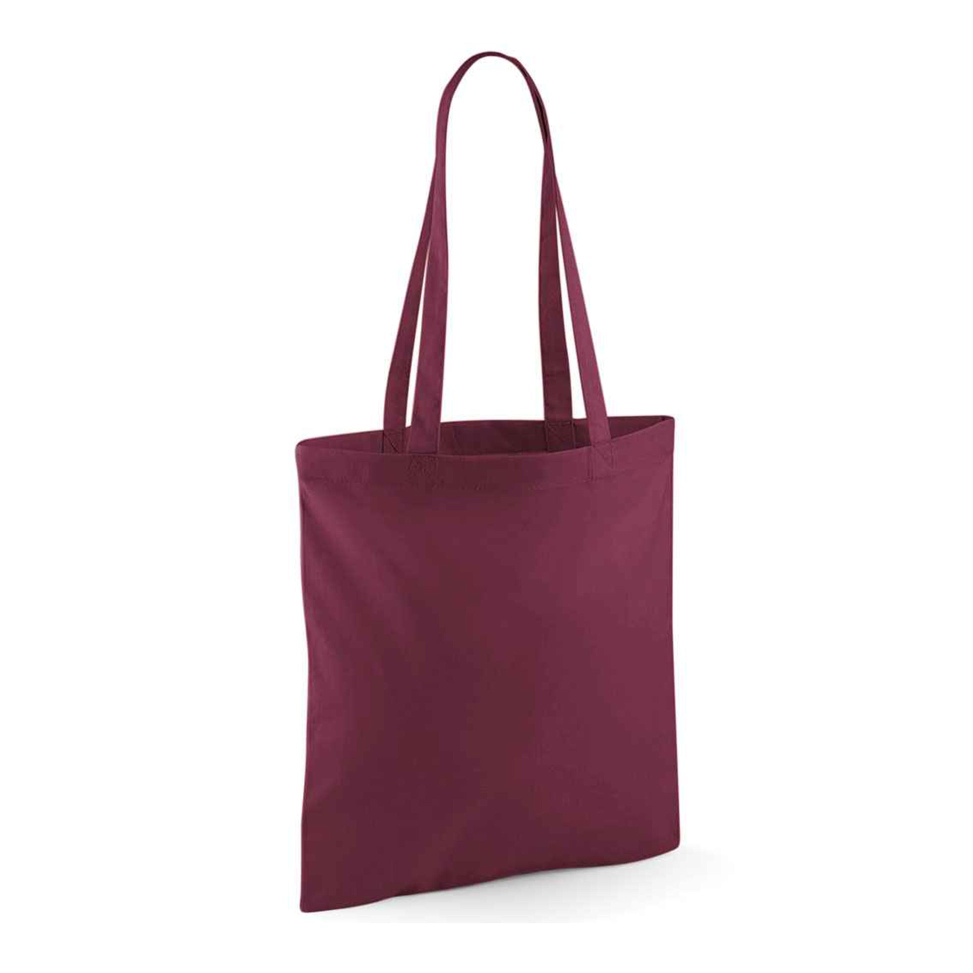 burgundy tote