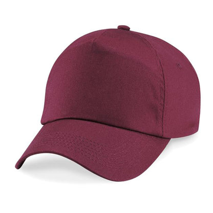 burgundy kids cap