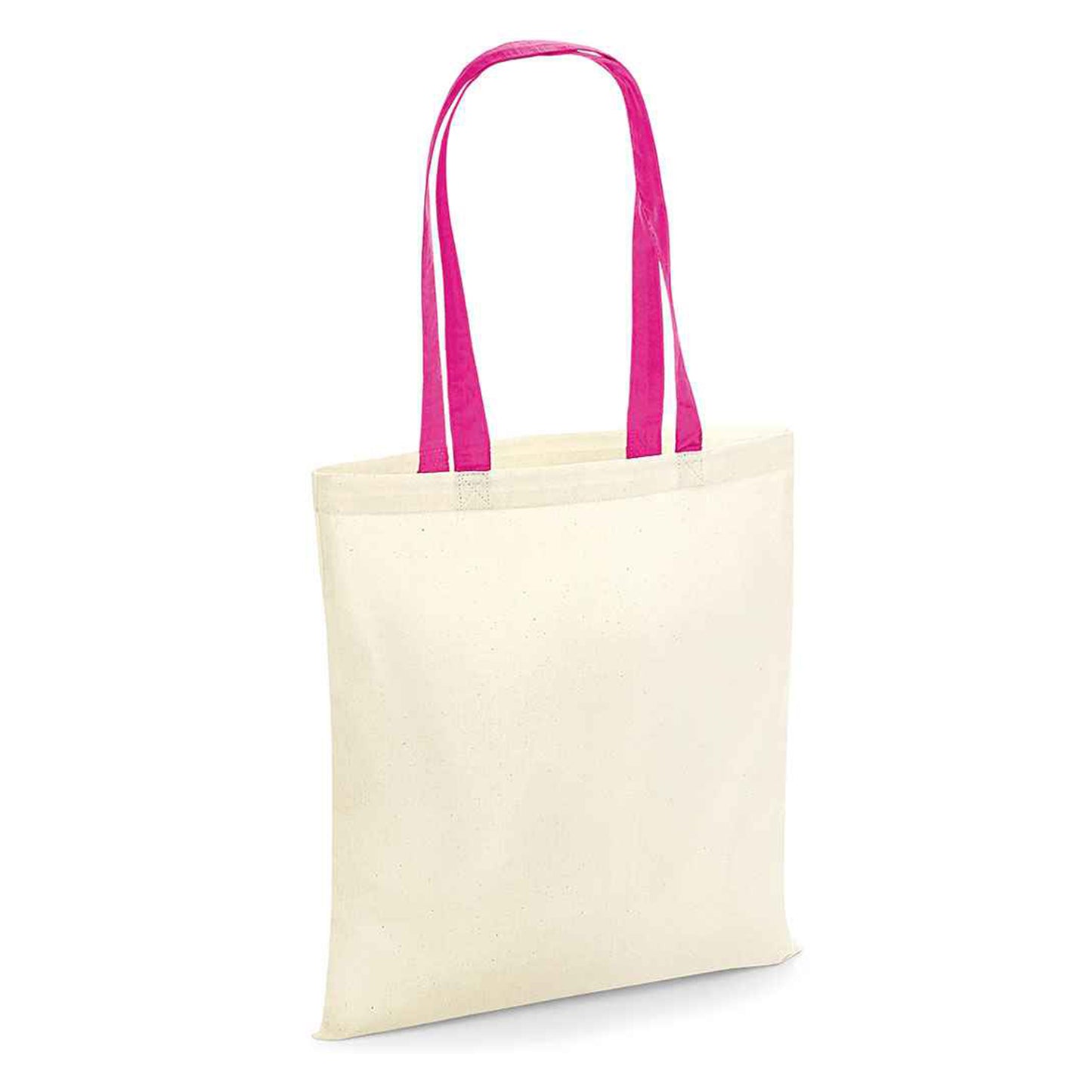 fuchsia handle tote