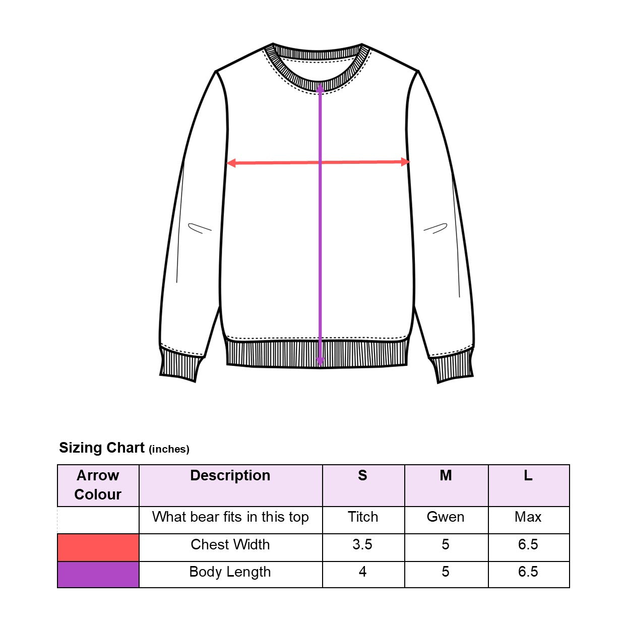 sizing chart